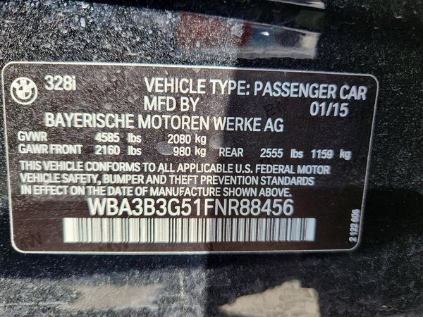 2015 BMW 328