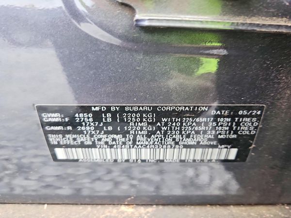 2024 SUBARU OUTBACK Base