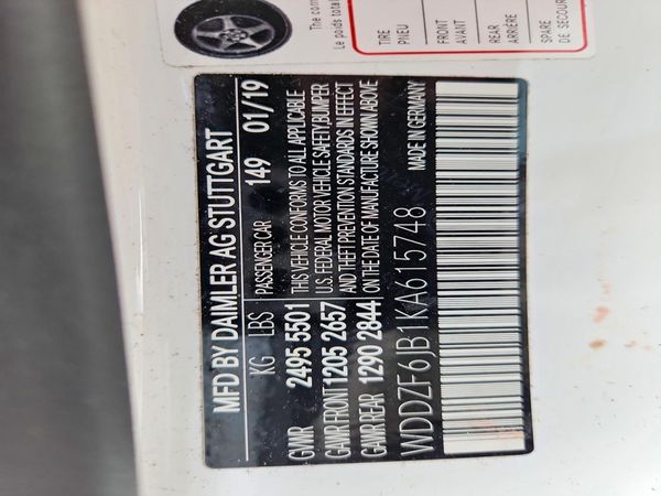 2019 MERCEDES-BENZ E E450-4M