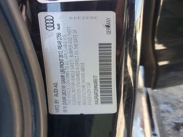 2017 AUDI A6 quattro Premium
