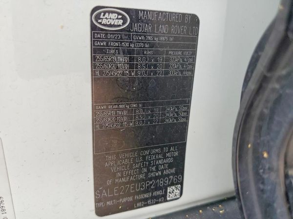 2023 LAND ROVER DEFENDER