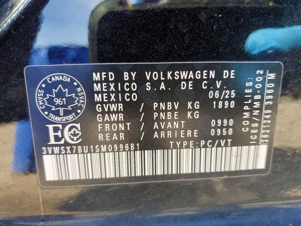 2025 VOLKSWAGEN JETTA Comfortline