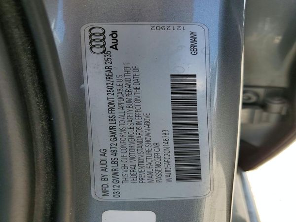2012 AUDI A6 Premium Plus