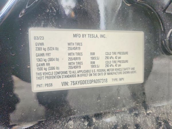 2023 TESLA MODEL Y