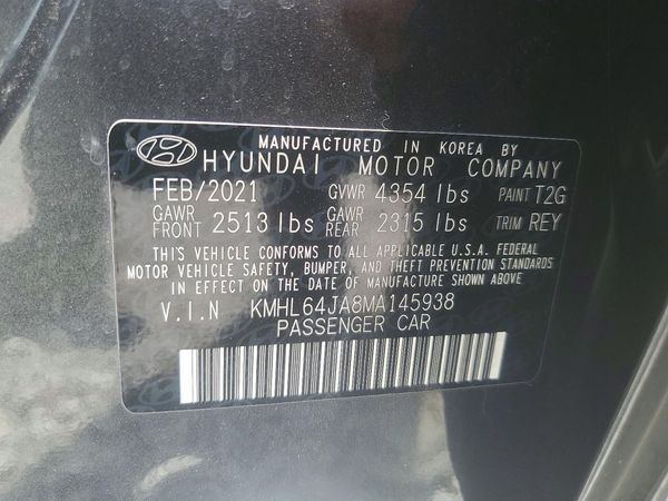2021 HYUNDAI SONATA