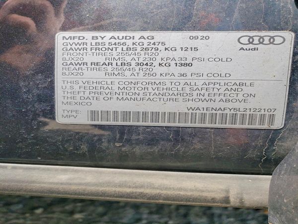 2020 AUDI Q5