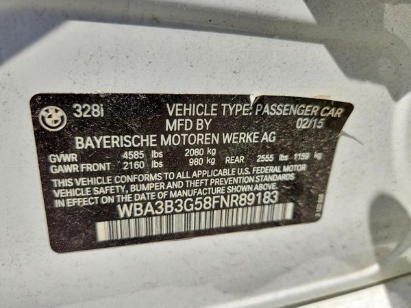2015 BMW 328 xDrive SA