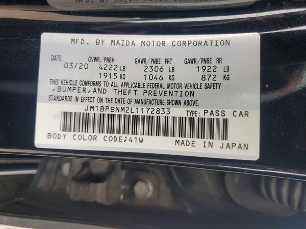 2020 MAZDA 3