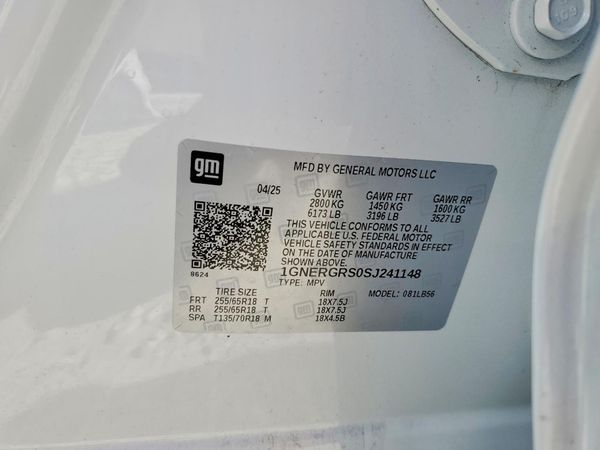 2025 CHEVROLET TRAVERSE LT