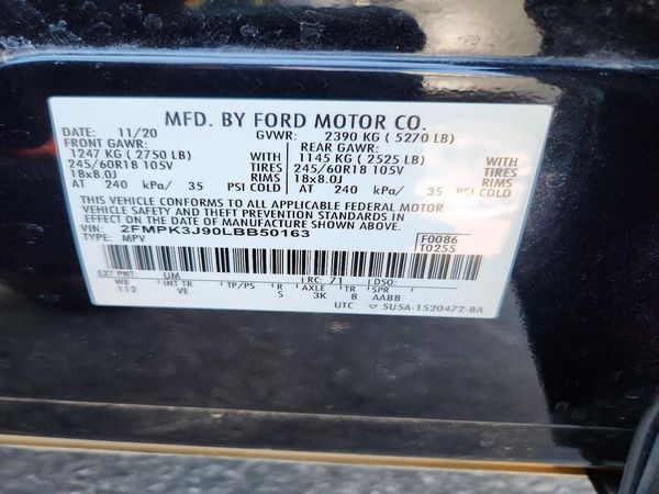 2020 FORD EDGE SEL