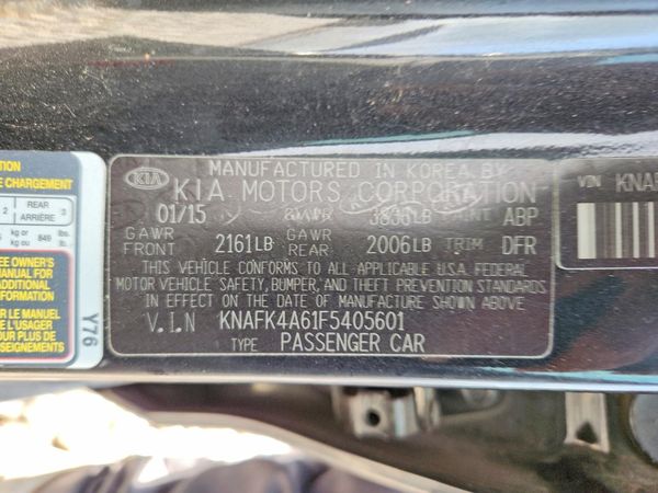 2015 KIA FORTE