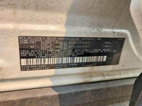 2021 TOYOTA RAV4 XLE HV