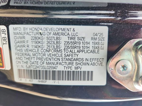 2025 ACURA RDX Advance