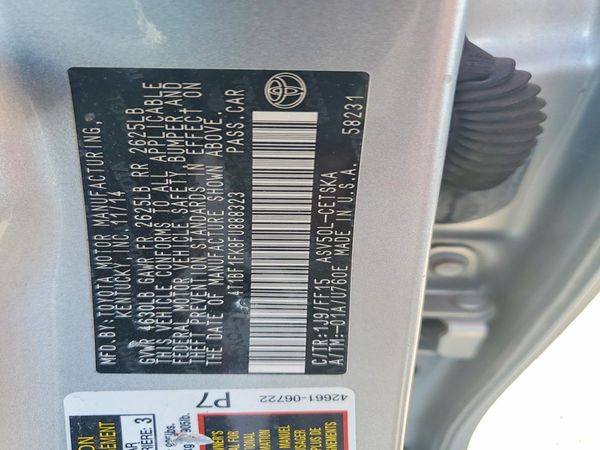 2015 TOYOTA CAMRY