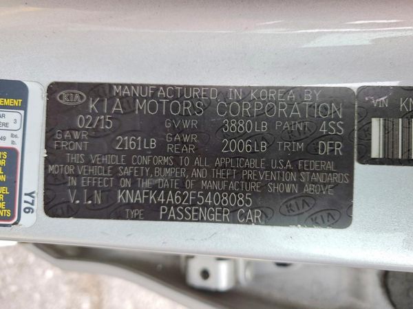 2015 KIA FORTE GL(Middle-low grade)