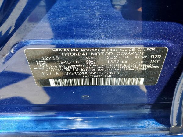 2019 HYUNDAI ACCENT SE and SEL