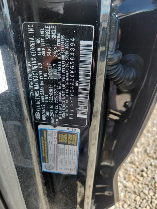 2019 KIA SORENTO L, LX, S