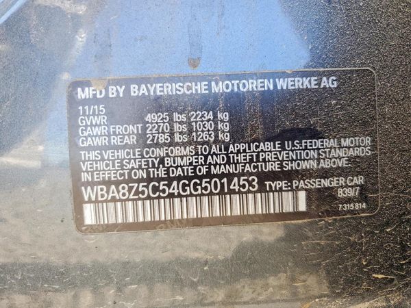 2016 BMW 328 GT