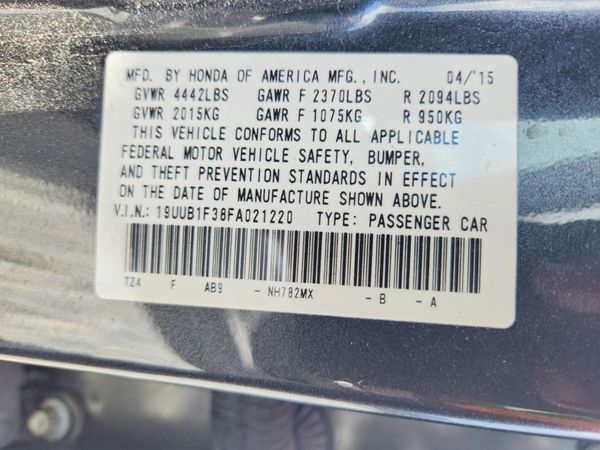 2015 ACURA TLX Base