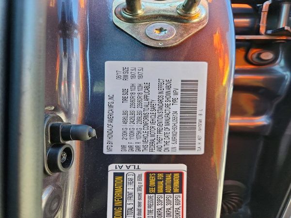 2017 HONDA CRV EX