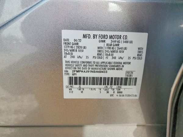 2022 FORD EDGE SEL