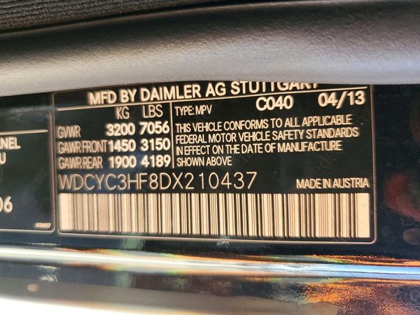 2013 MERCEDES-BENZ G G550 4-MATIC