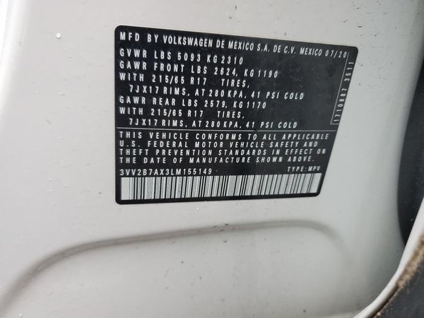 2020 VOLKSWAGEN TIGUAN