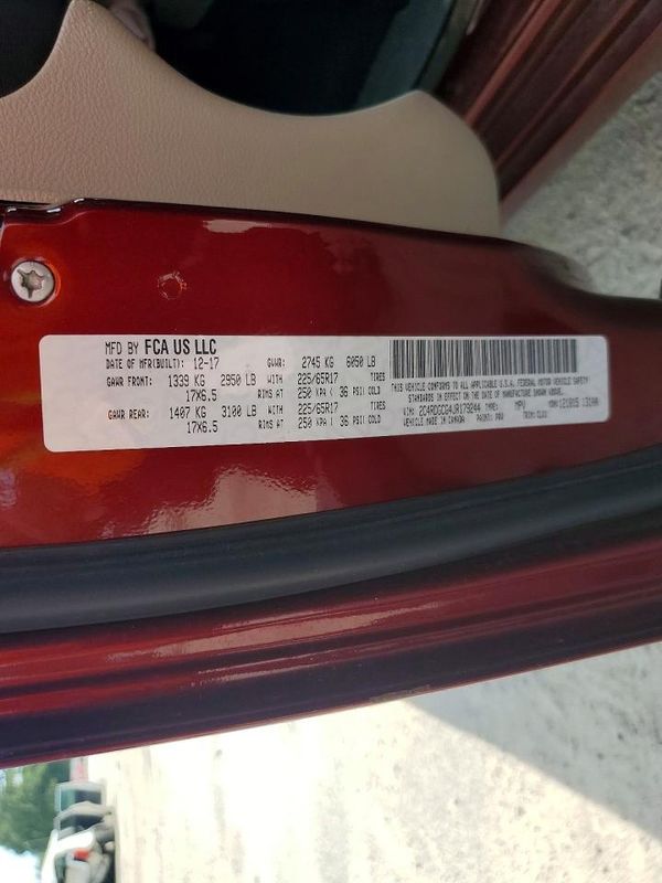 2018 DODGE GRAND CARAVAN SXT