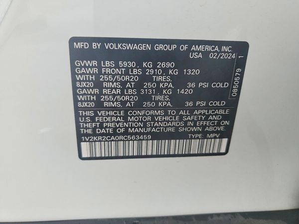 2024 VOLKSWAGEN ATLAS