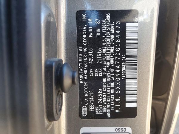 2013 KIA OPTIMA EX