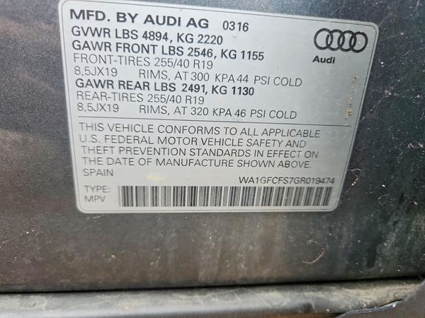 2016 AUDI Q3 quattro Prestige