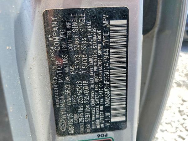2016 HYUNDAI SANTA FE GI