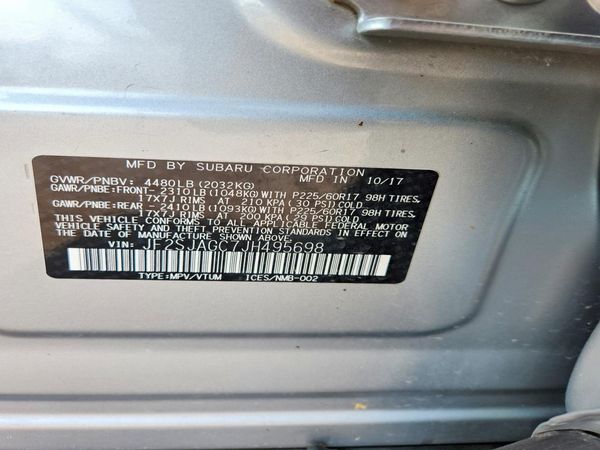 2018 SUBARU FORESTER Premium+ES