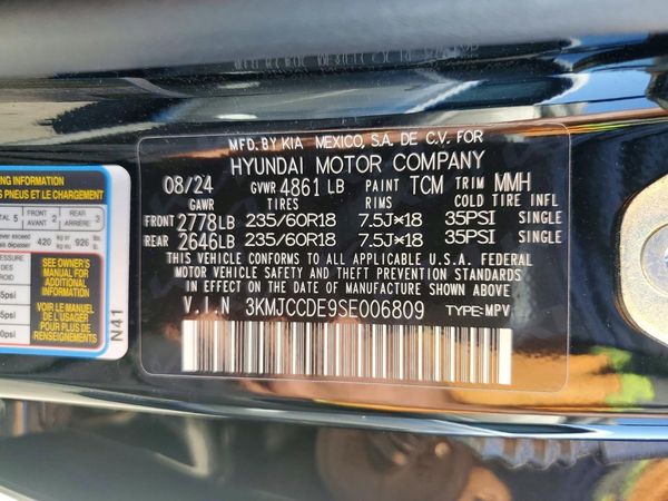 2025 HYUNDAI TUCSON SEL Convenience