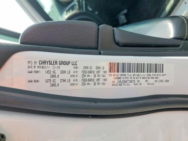 2015 JEEP GRAND CHEROKEE LIMITED 4X2