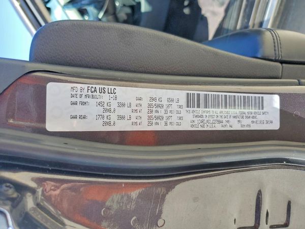 2018 DODGE DURANGO SXT