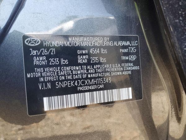 2021 HYUNDAI SONATA