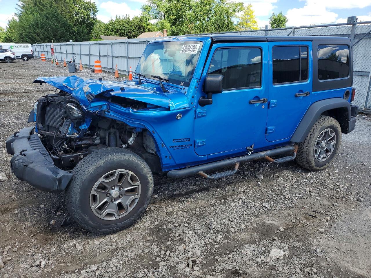 2016 JEEP WRANGLER UNLIMITED SPORT 4X4