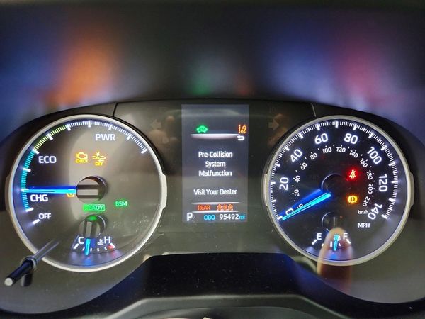 2019 TOYOTA RAV4 LE HV 4WD — ODOM
