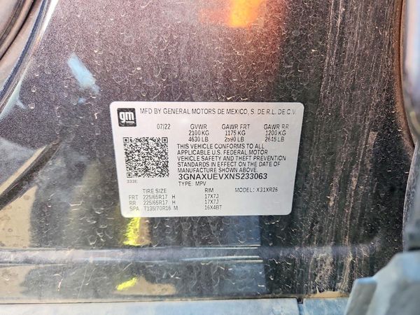 2022 CHEVROLET EQUINOX LT (1LT)