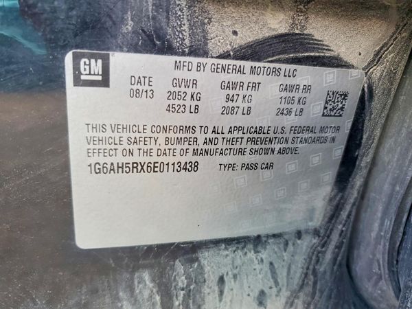 2014 CADILLAC ATS Luxury — VINS