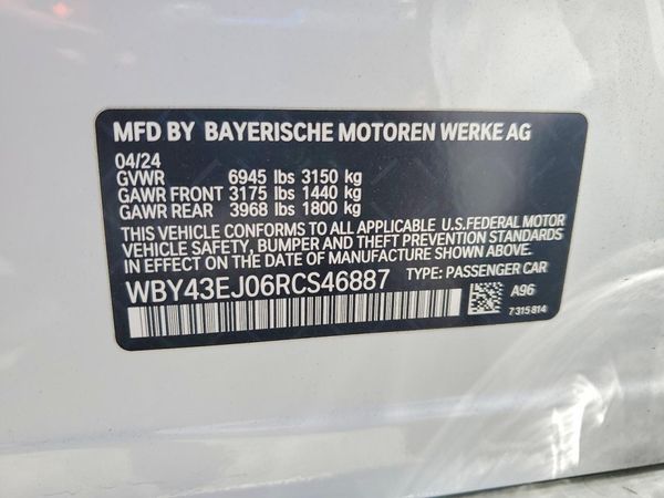 2024 BMW I7 eDrive50