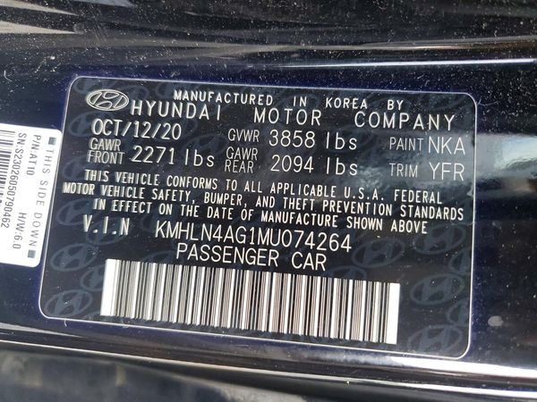 2021 HYUNDAI ELANTRA SEL
