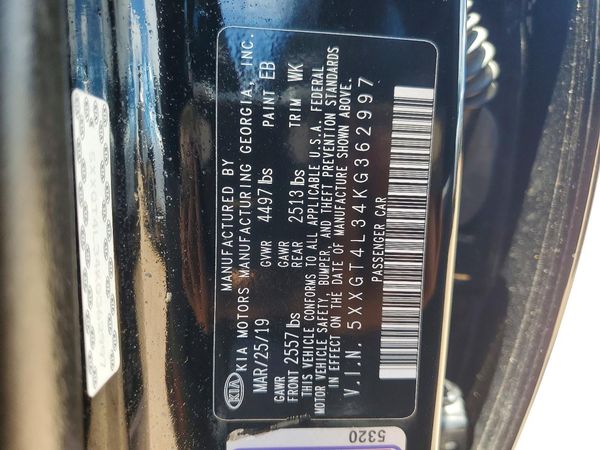 2019 KIA OPTIMA LX, S