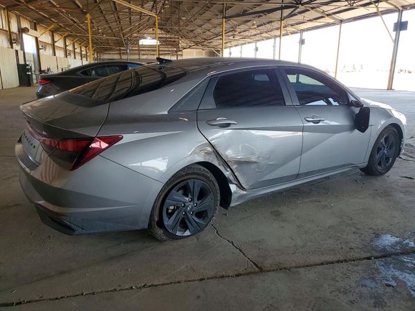 2021 HYUNDAI ELANTRA Blue