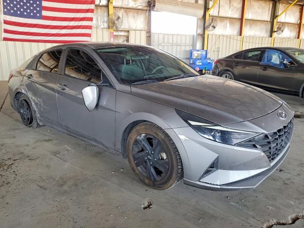 2021 HYUNDAI ELANTRA Blue