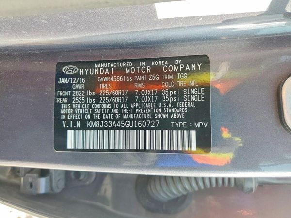 2016 HYUNDAI TUCSON