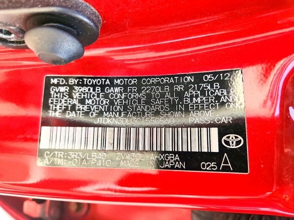 2012 TOYOTA PRIUS
