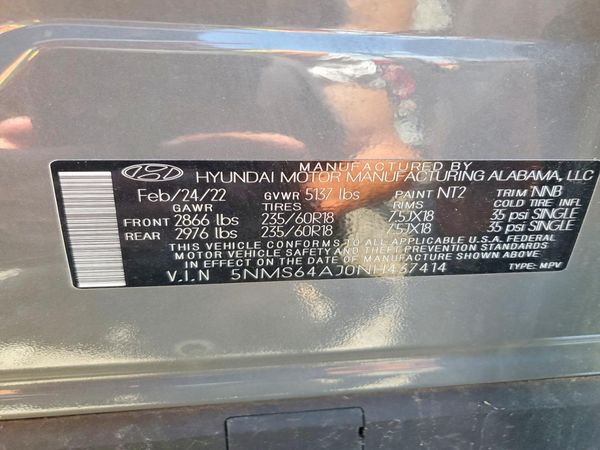 2022 HYUNDAI SANTA FE