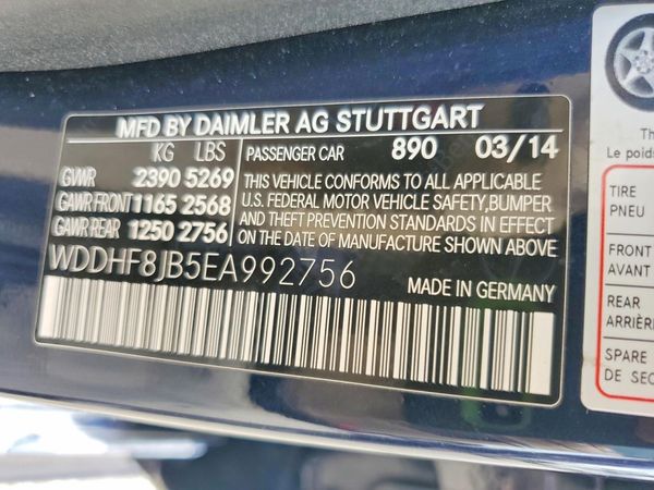 2014 MERCEDES-BENZ E E350